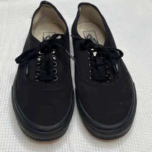 Black Vans. Size 7.5 in Men